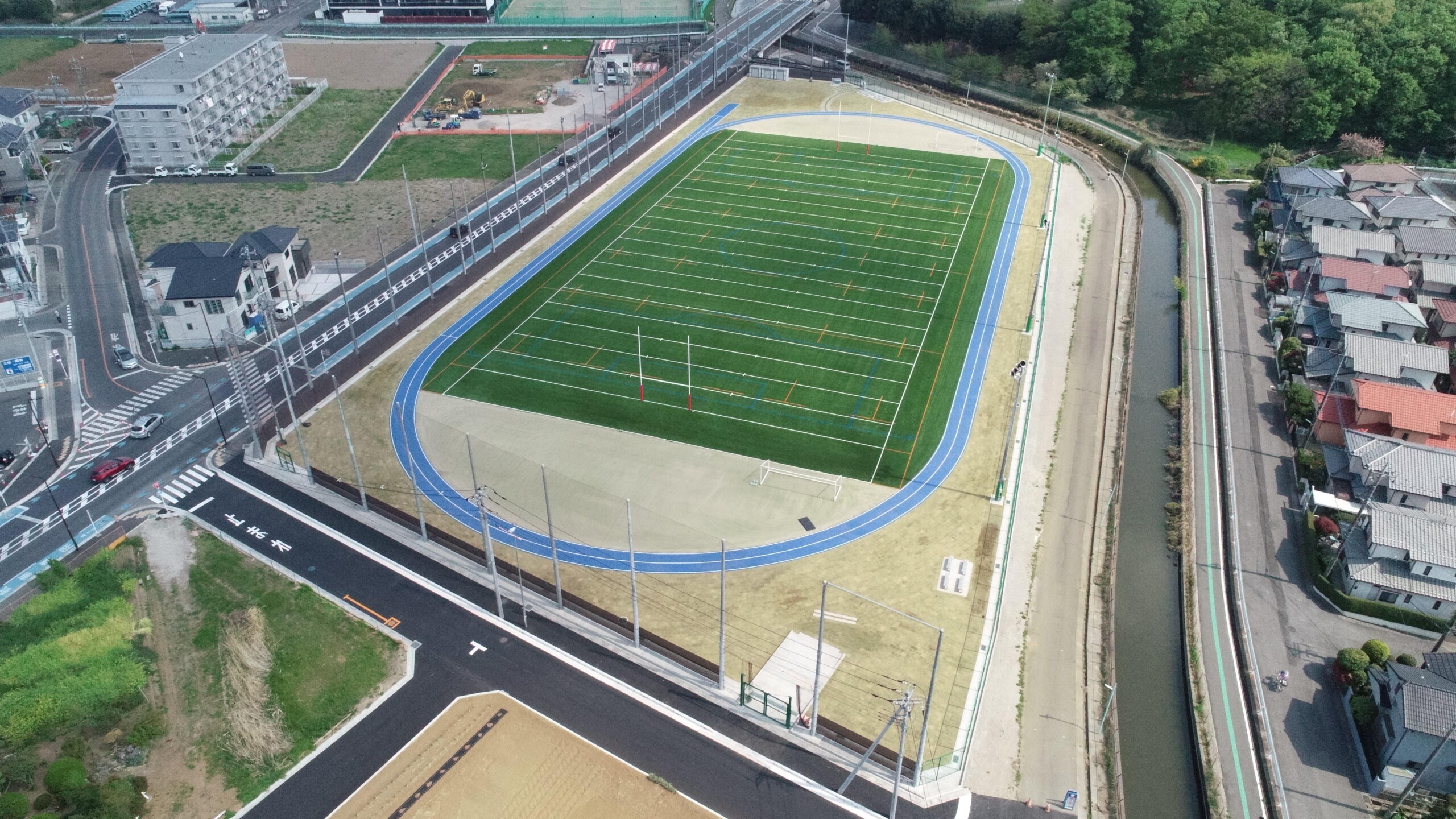 大宮キャンパスに第2グラウンドが完成、安全祈願祭を実施