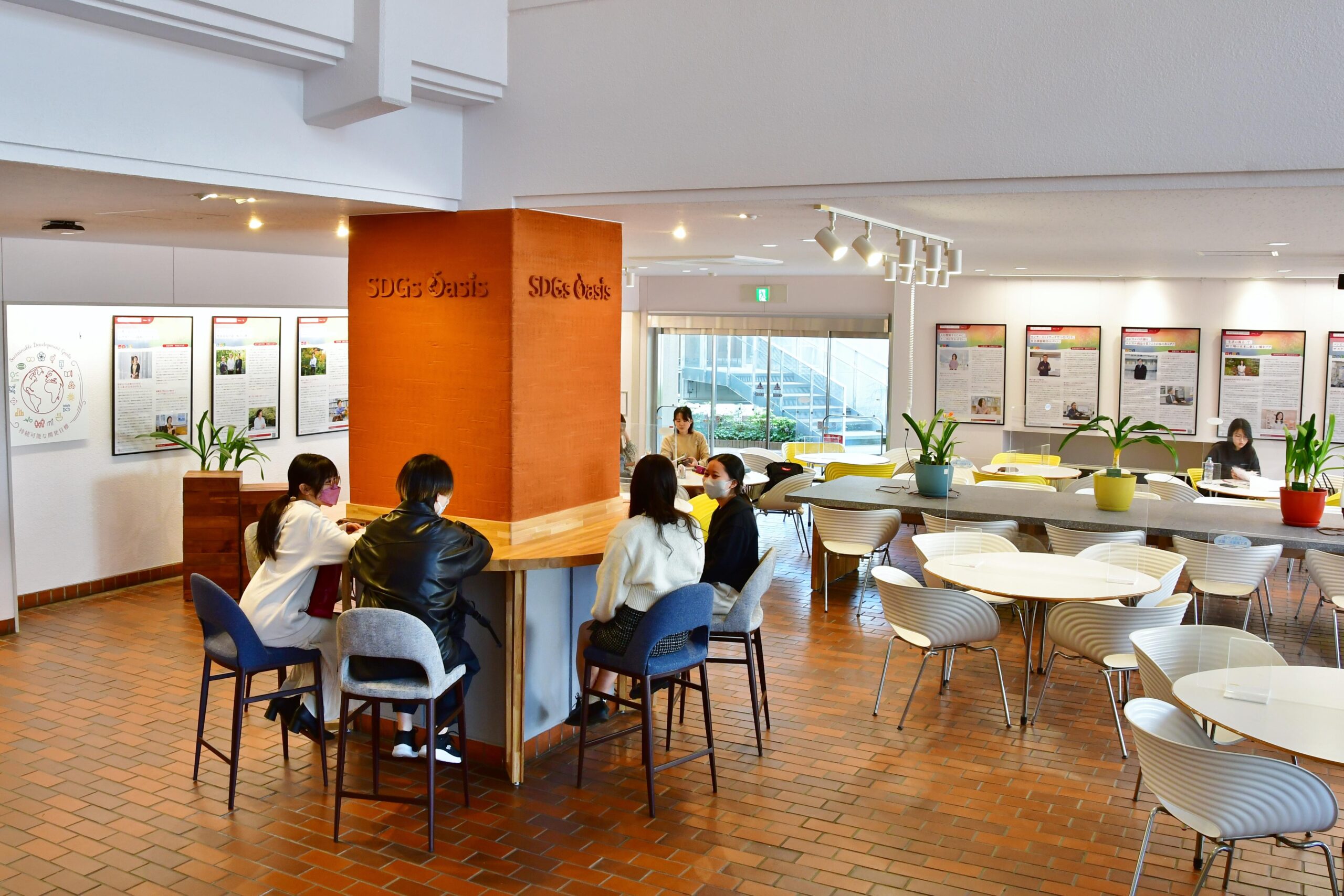 日本女子大学生の新たな憩いの場「SDGs Oasis」がオープン — 学生への公募により愛称を決定、SDGs活動の発信スペース —