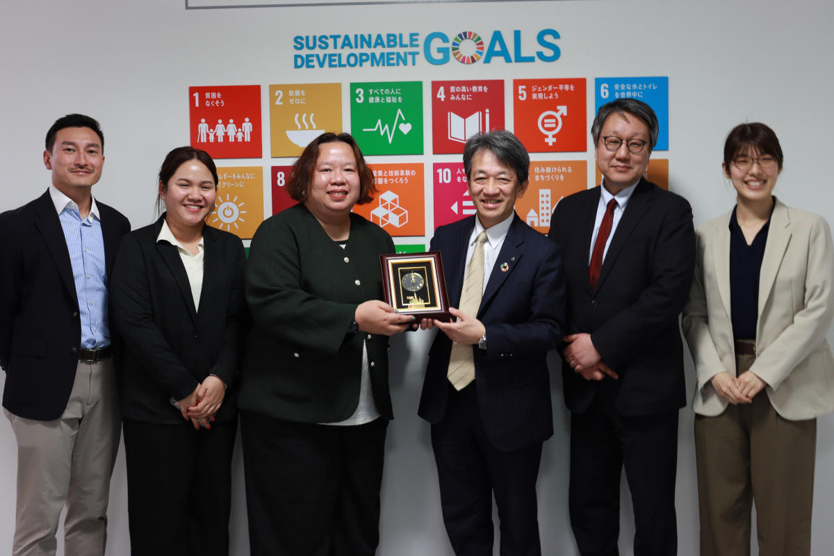 【国連主導のSDGsネットワーク・SDSN Thailandが金沢工業大学を視察】「Japanサステナビリティ・スタディツアー」ホスト大学の候補に金沢工業大学が選定されたことを受けて。SDGsを軸にアジア地域の大学との協働拠点の役割を目指す