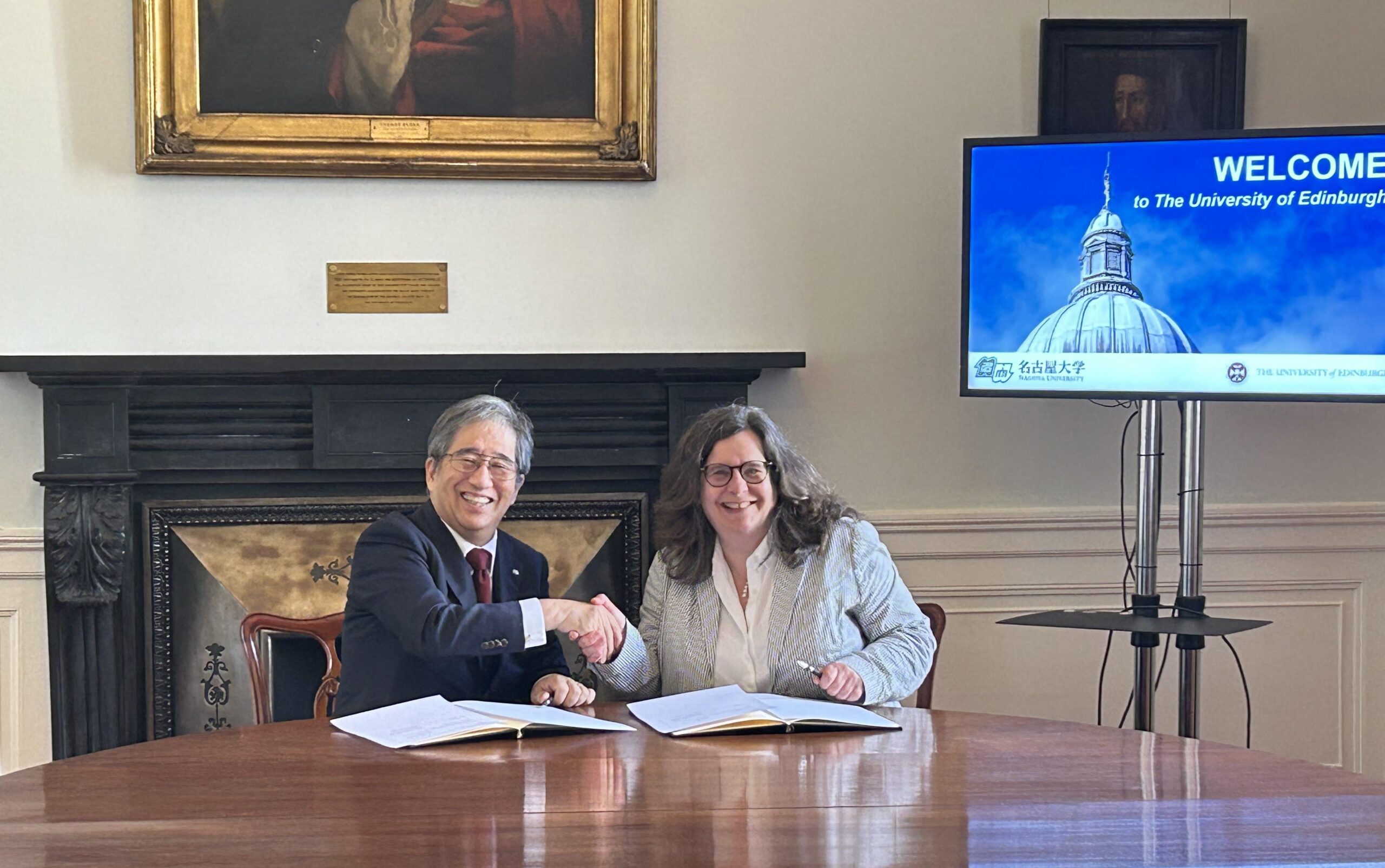 【名古屋大学】イギリス・エディンバラ大学と戦略的パートナーシップ大学協定を締結