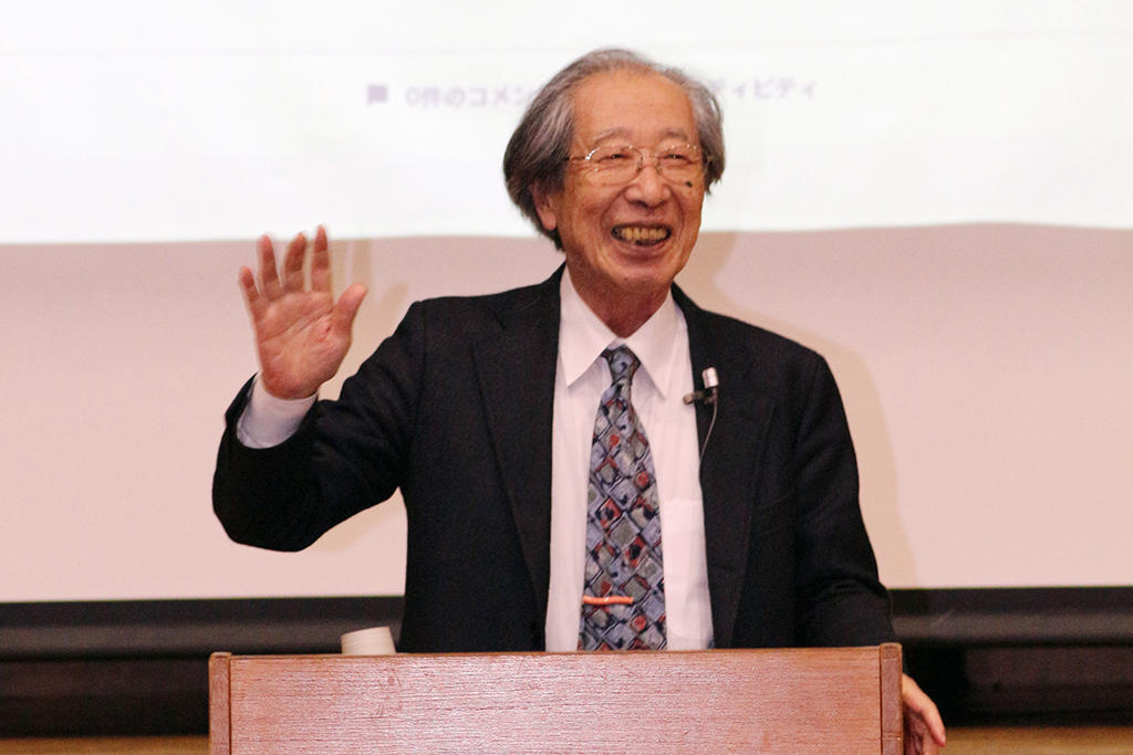 文化勲章受章者の甘利俊一博士が2月13日、日本学園中学校・高等学校に登壇 — 同校の生徒を対象に記念講演「人工知能と社会」を開催、母校の思い出も語る