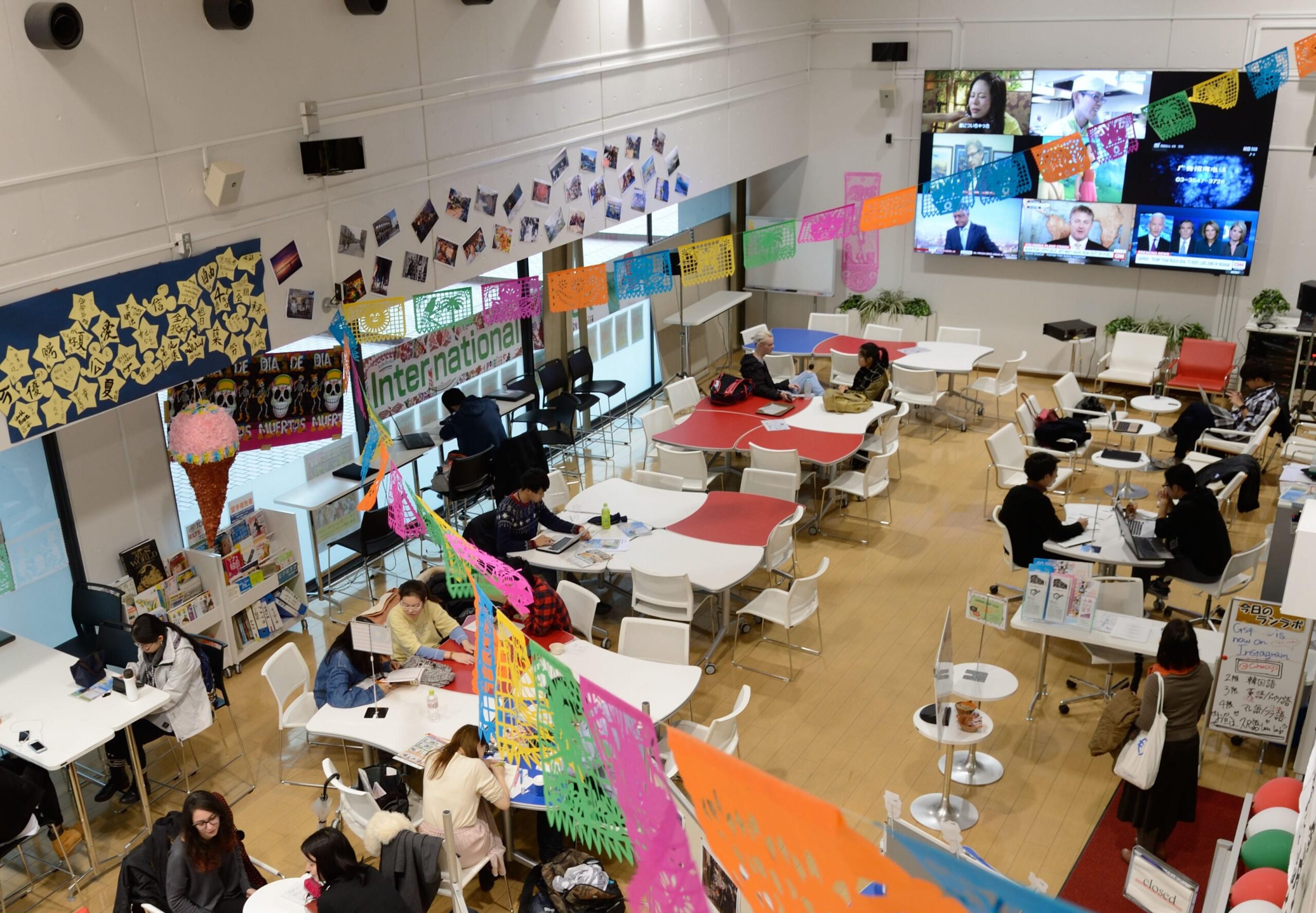 グローバル活動をサポートする中央大学の施設「G2」–学生主体の異文化交流拠点