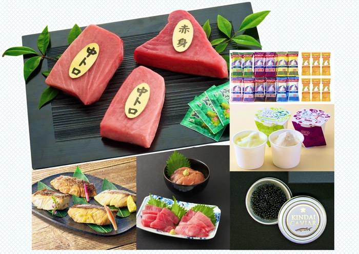 夏のギフトは近大で！お中元に近大関連商品が登場　実学教育の成果として「近大マグロ」などを販売