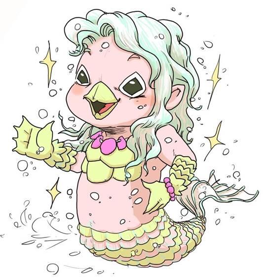 崇城大学マンガ表現コースの小川剛准教授が作成した「アマビエ」のイラストをホームページで公開中 — 疫病封じで注目を集める熊本ゆかりの妖怪