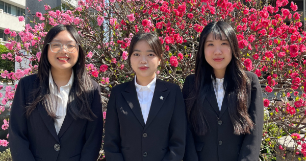 留学生向けプログラム「Showa Direct 4.5」　１期生３名が健康デザイン学科での正規課程をスタート–昭和女子大学