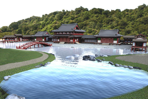 湘南工科大学の長澤可也教授・井上道哉助教らが文化庁採択事業の神奈川県立歴史博物館の特別展に永福寺復元CG・VR等を提供 — 12月4日まで開催中の「源頼朝が愛した幻の大寺院 永福寺と鎌倉御家人」