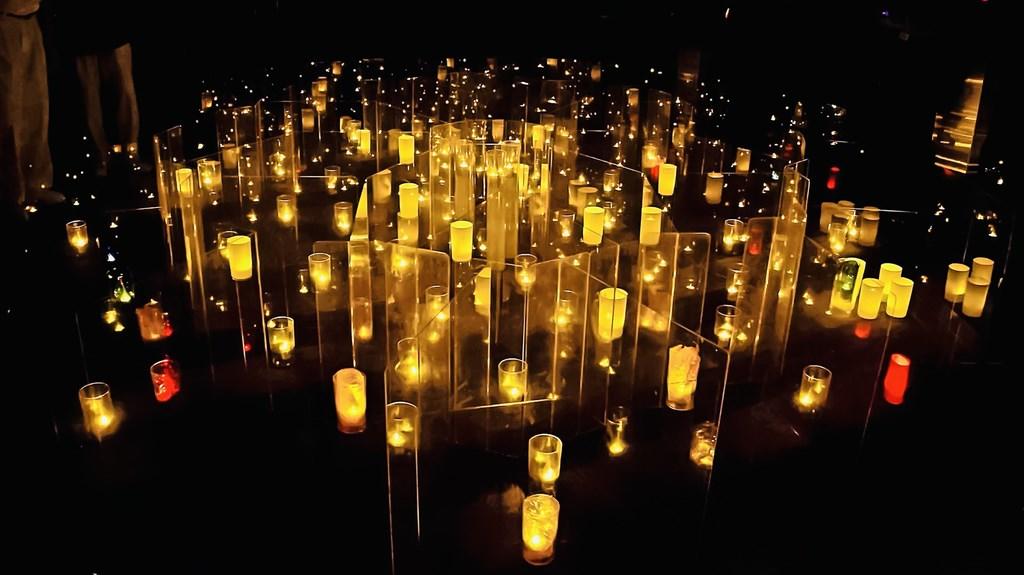 不要になったアクリル板使い環境作品も　地域と共にＯＩＴ超キャンドルナイト　１０月２１日・大宮キャンパス–大阪工業大学