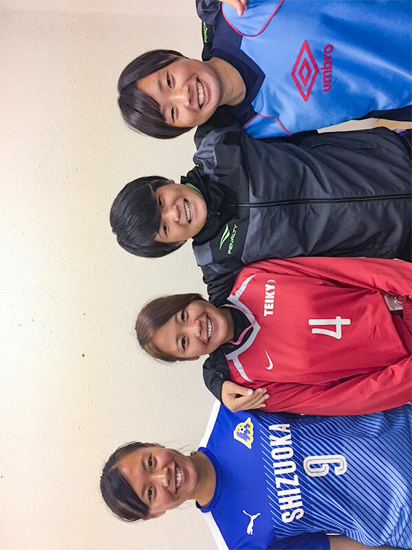 帝京平成大学の女子サッカー部員4名が「福井しあわせ元気国体2018」の選手として選出