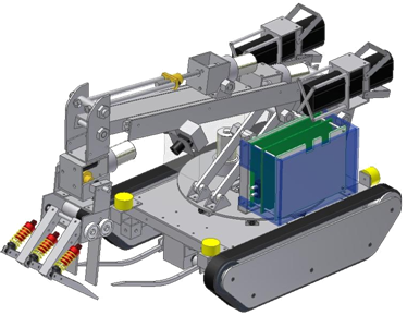 金沢工業大学夢考房チームが台北市でレスキューロボットのデモを実施