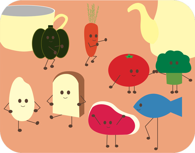 2/5〜2/11 相模女子大学×スーパー三和相模大野店 学部・学科横断で親子向け食育イベントを実施　相模女子大学・スーパー三和・三井住友銀行の産学金連携事業 学生がランチョンマットデザインと冬野菜活用レシピを提案