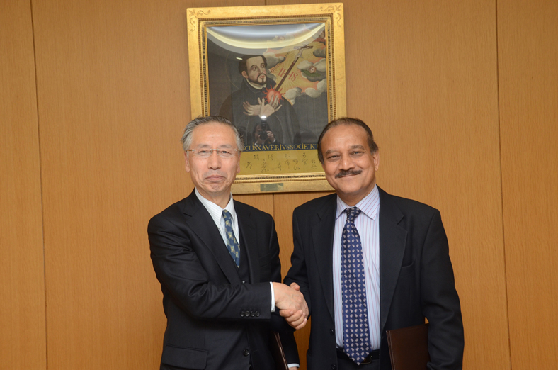 上智大学と世界最大の人道支援機関である国連世界食糧計画（WFP）が連携協定書を締結