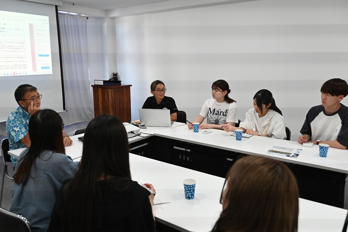 JICAパラオ事務所にて