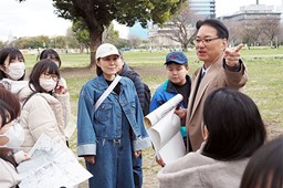 【4月26日(日)】児童を対象とした講座・同女キッズカレッジ「水都大阪を歩こう」を開催