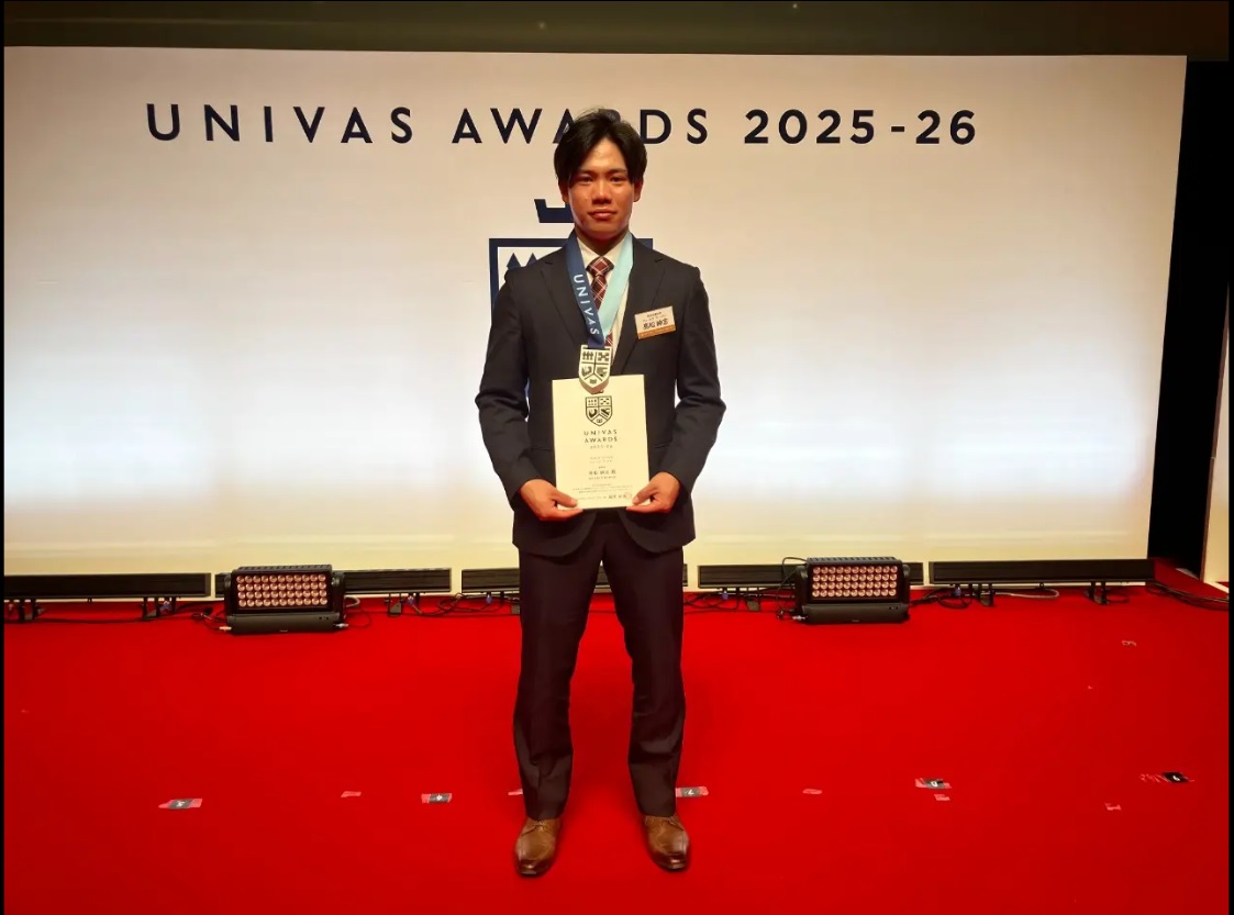 ■福井工業大学■硬式野球部　髙松紳志選手UNIVAS AWARDS 2025-26　MAN OF THE YEAR部門 優秀賞受賞！