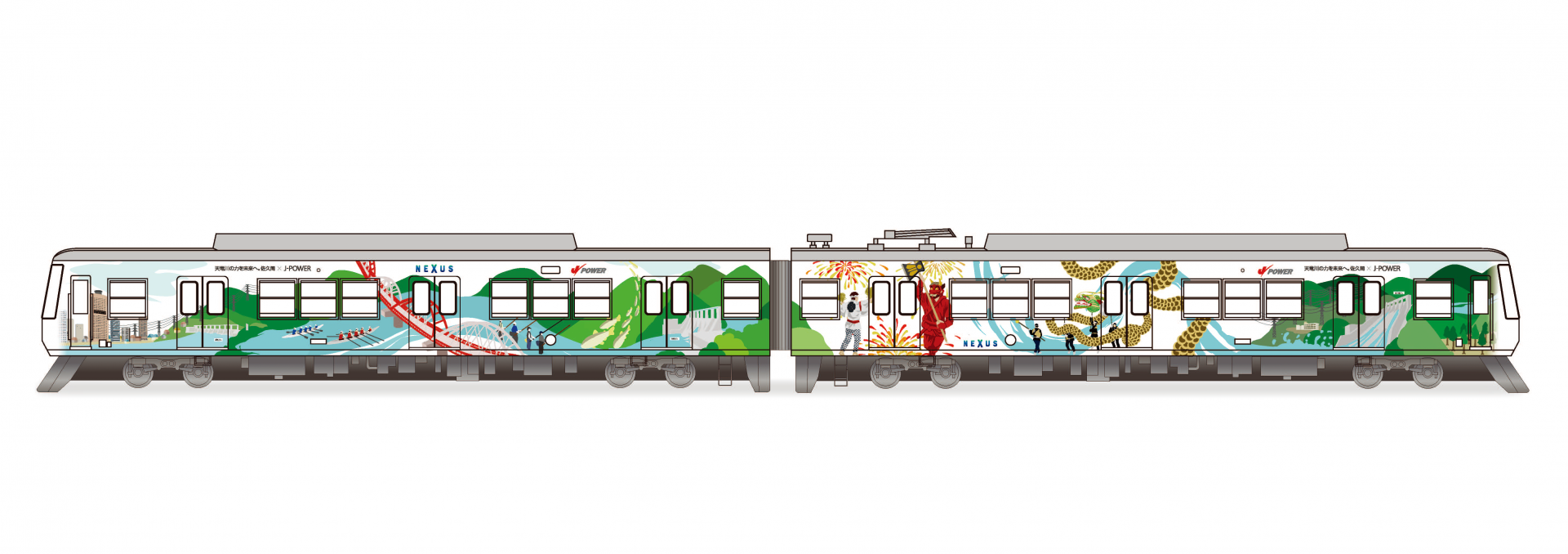 【公立｜静岡文化芸術大学】の学生による車両デザインが遠州鉄道のラッピング電車とEVバスに採用