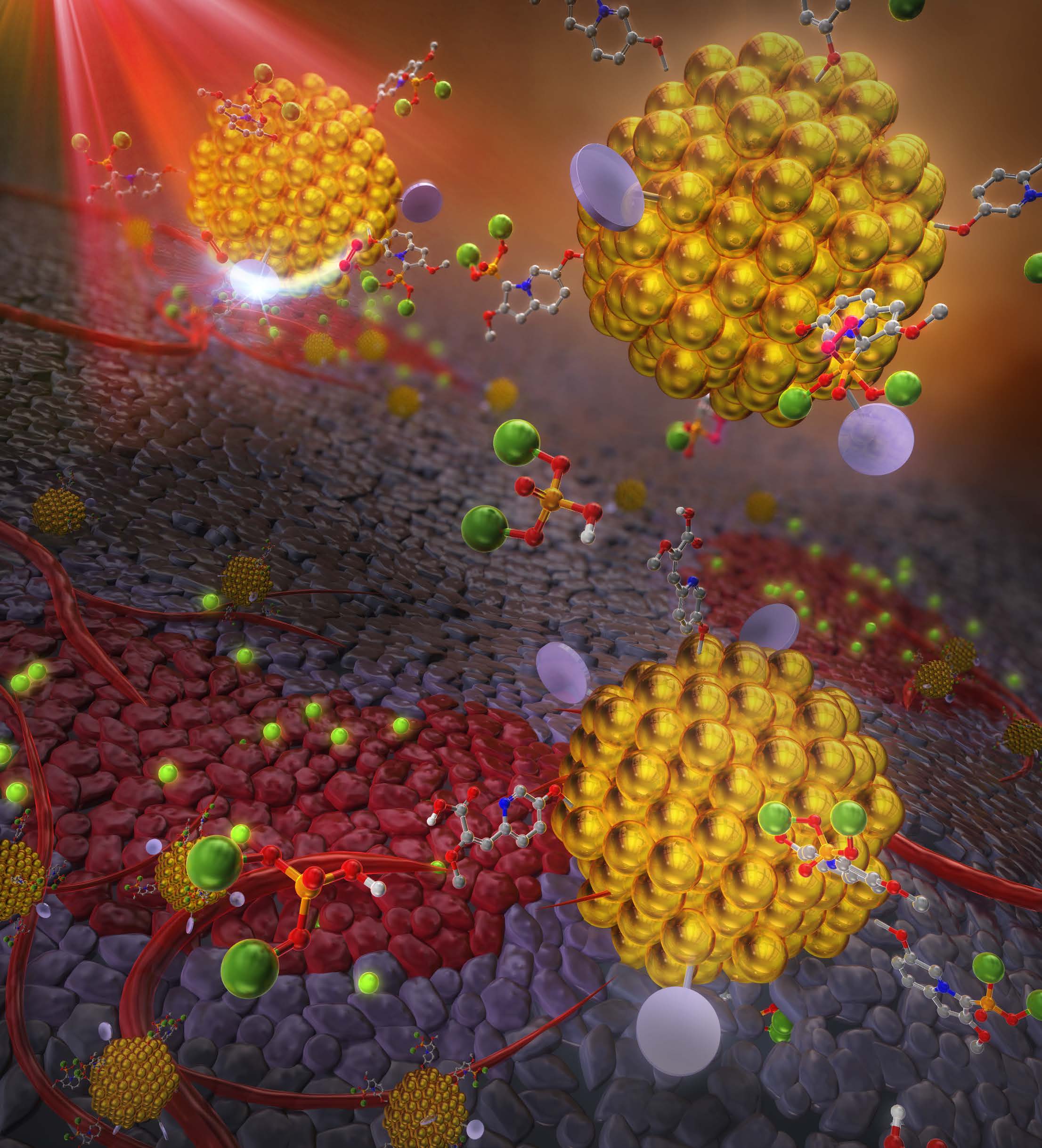 赤い光でピンポイントに「リン含有プロドラッグ」を放出する技術を開発〜金ナノクラスターを活用した、光によるがん治療へ向けた新たな一歩〜
