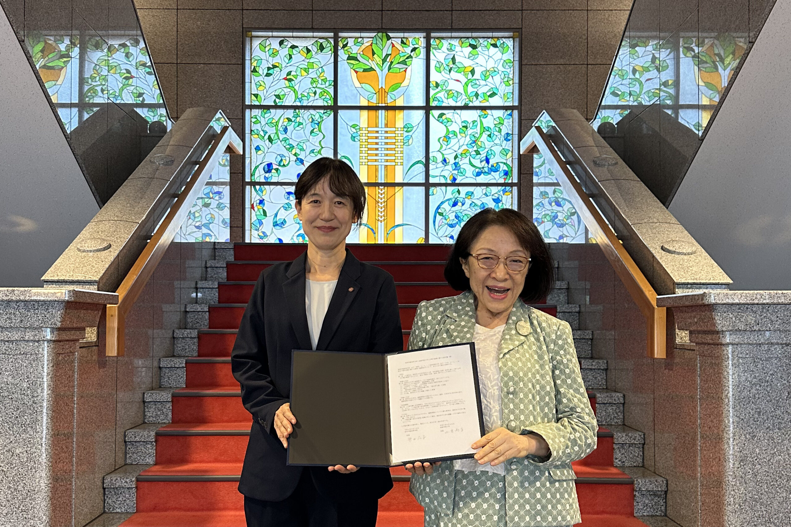 啓明学館高等学校と高大連携協定を締結