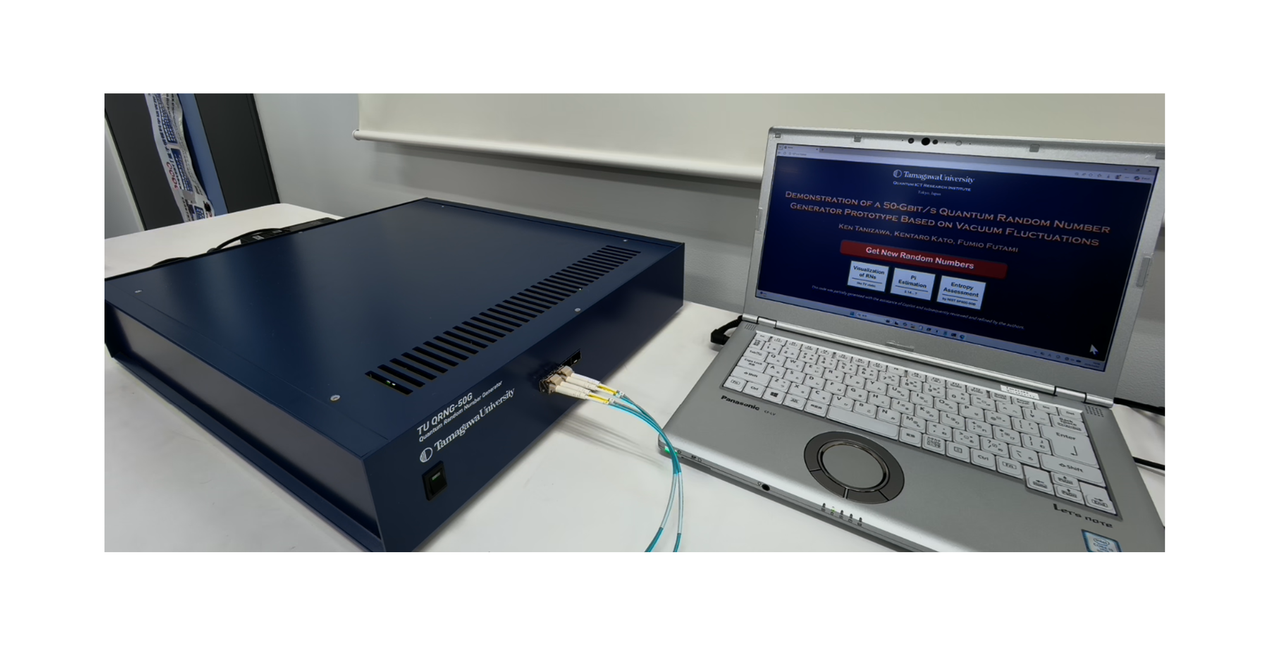 【玉川大学 量子情報科学研究所】高速量子乱数発生器プロトタイプをCEATEC 2026で動態展示 ― 真に予測不可能な量子乱数を毎秒50ギガビットで生成、次世代情報通信インフラを支える量子技術の社会実装に向けて