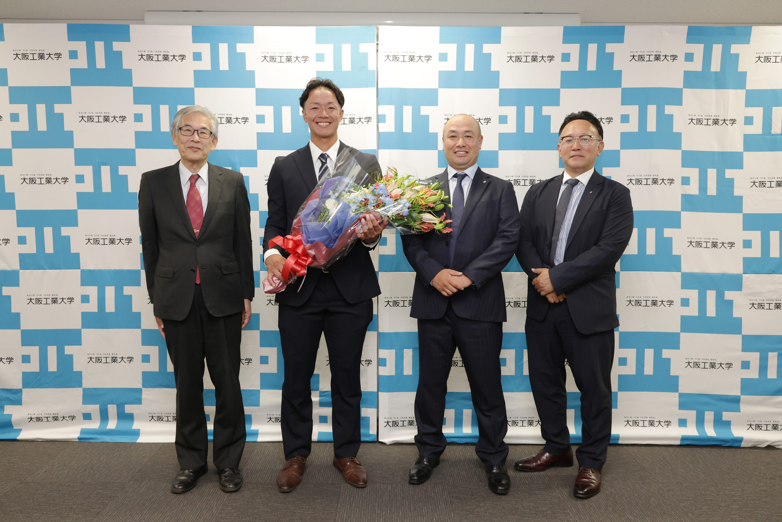 【大阪工業大学】本学初 プロ野球ドラフト会議で指名硬式野球部 岡田光平選手北海道日本ハムファイターズから育成１位で